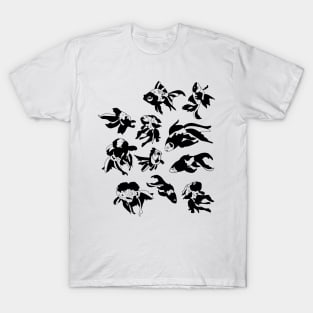 Fish Black White Tshirt T-Shirt